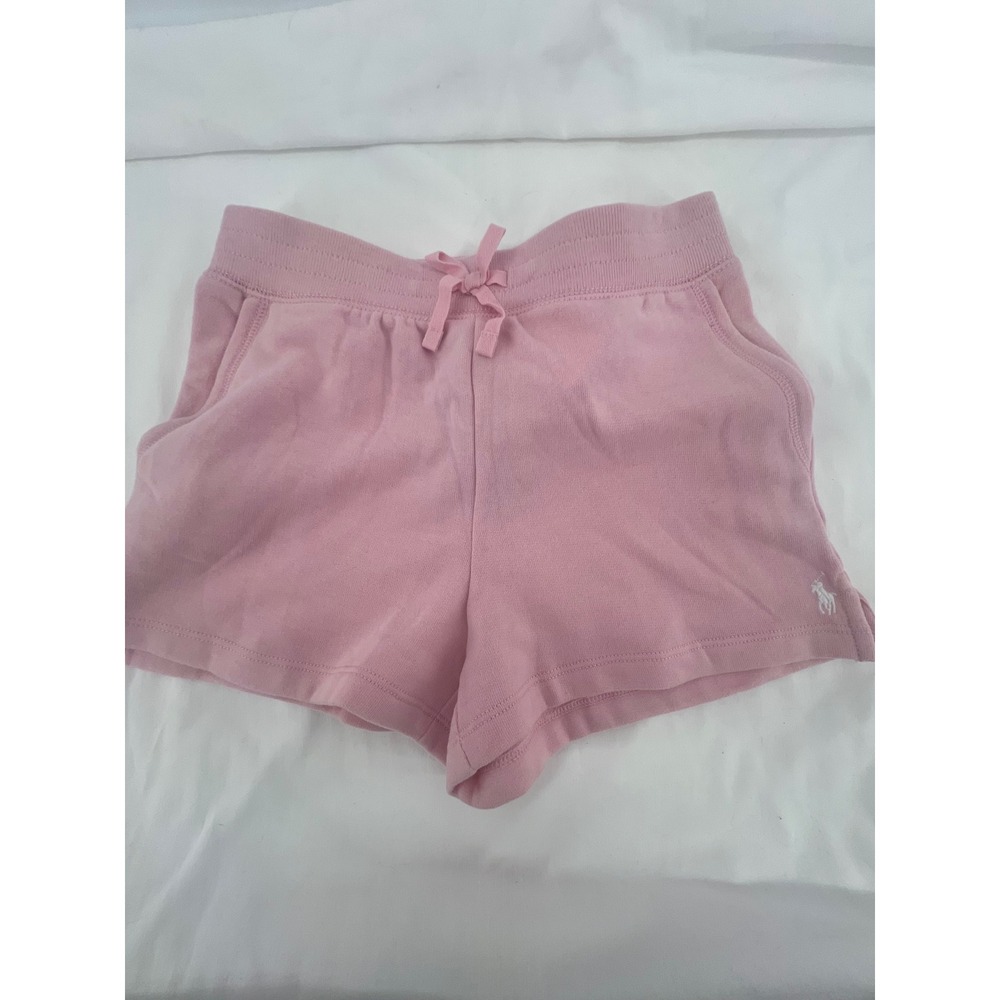 Polo Ralph Lauren Kids Pink Fleece Lounge Shorts‎ Size 12-14 L G